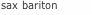 sax bariton