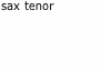 sax tenor