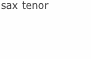 sax tenor